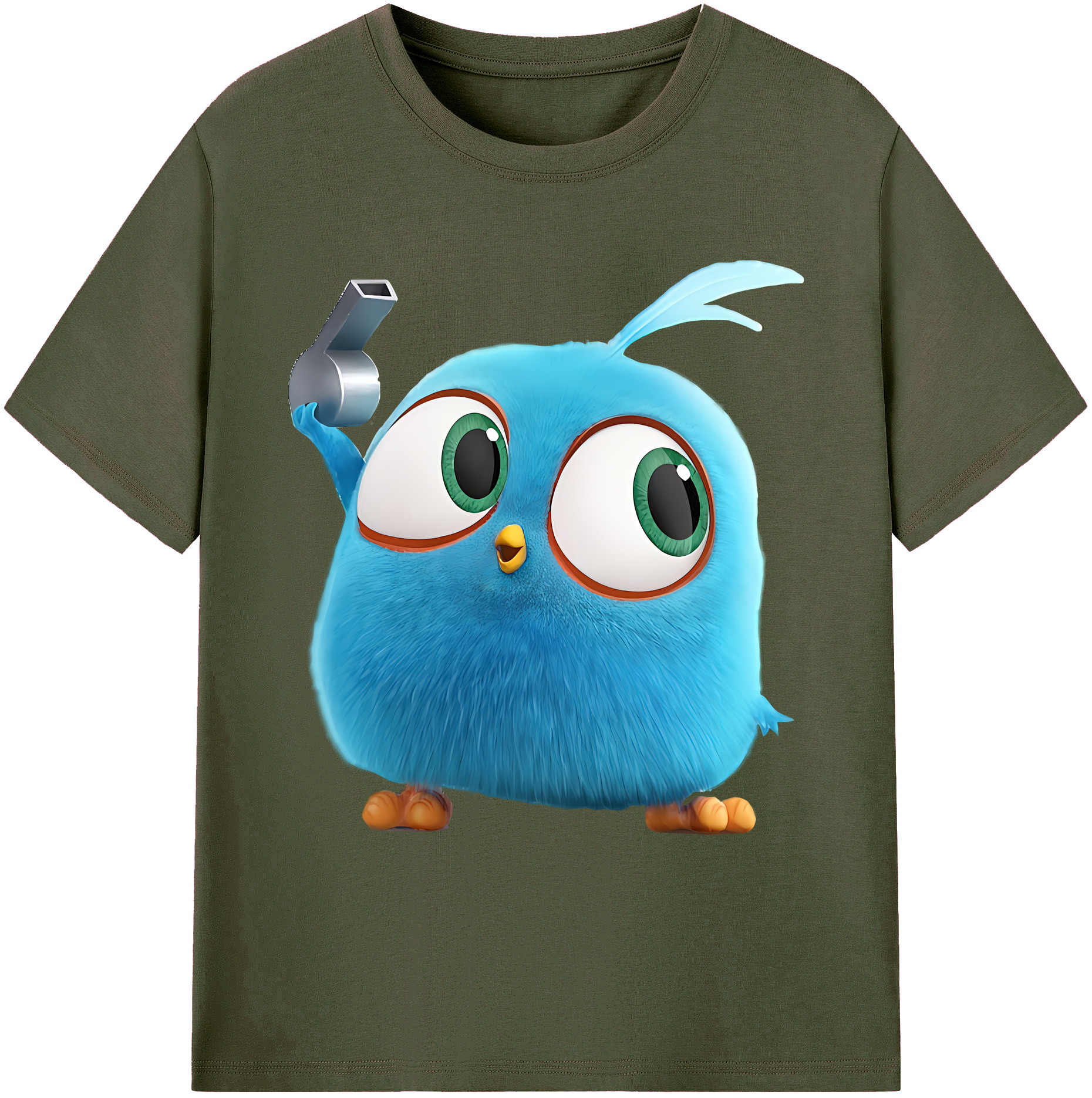 （画像用） Angry Birds アングリーバード 綿100％ メンズ半袖Tシャツ｜肌触りやわらか＆通気性